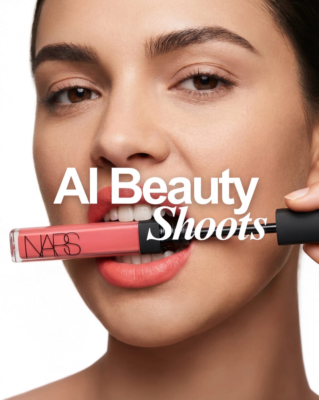 Campanha de beleza estilo NARS criada com IA